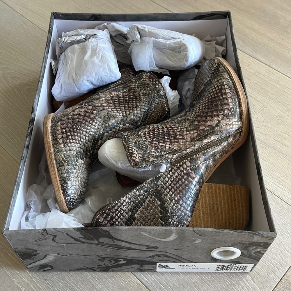 Jeffery Campbell Rowlan Taupe Snake 8